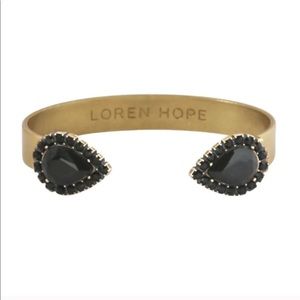Loren Hope Sarra Cuff in Jet Black